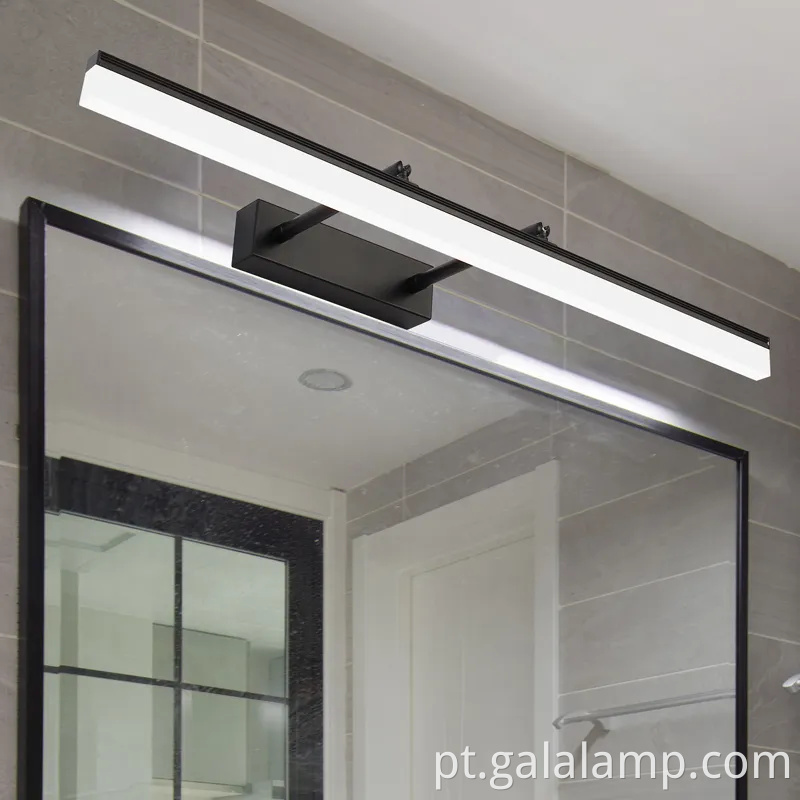 À prova d'água, luz de espelho LED extensível para facilitar a instalação